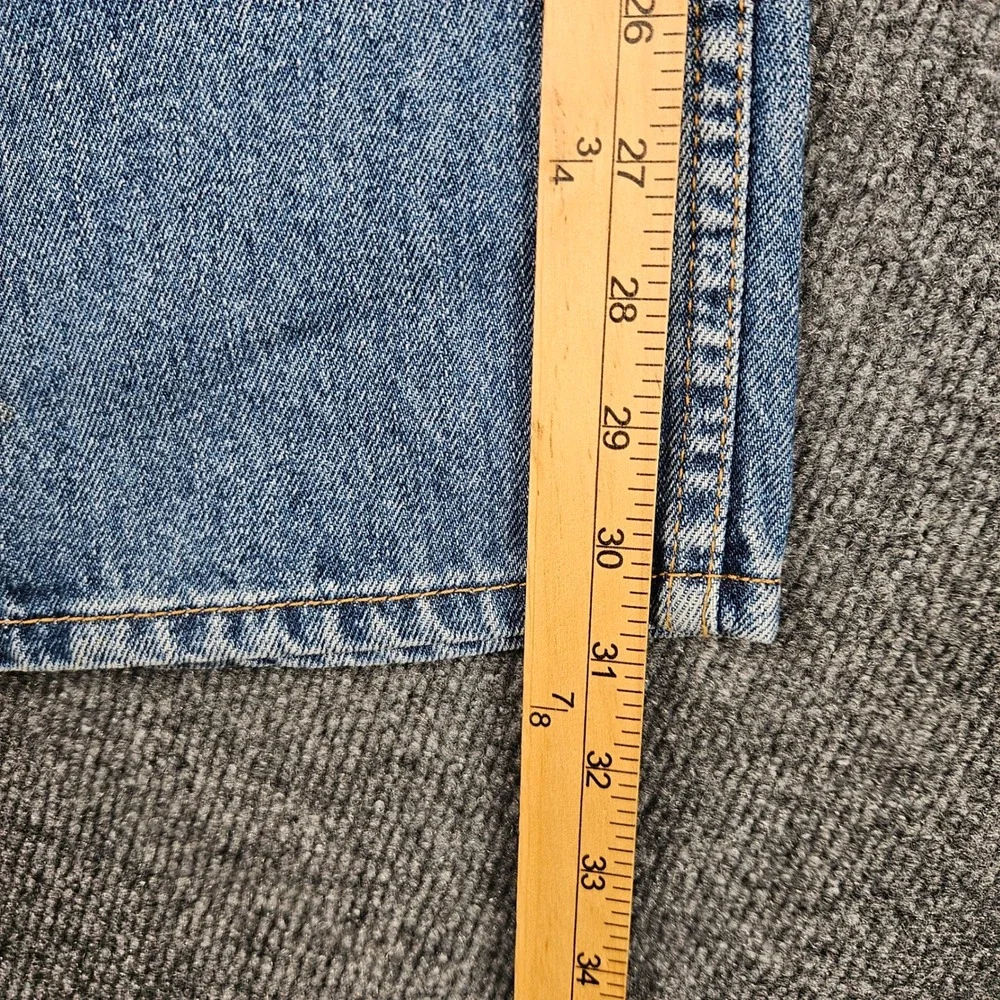 Levis 505 Straight Fit Jeans Men's 34x30 Denim Cotton Dark Wash Blue NEW Vintage